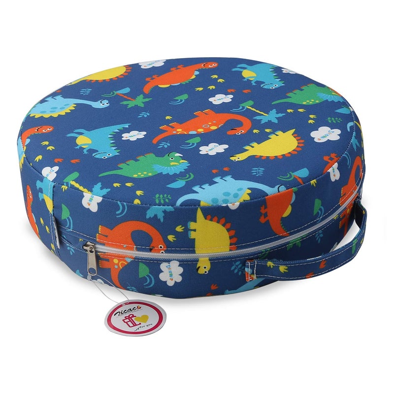 Zicac Portable Seat Cushion Washable with Non-Slip Bottom, Detachable Strong Support Cushion for Toddler Kids Baby Infant - Image 1